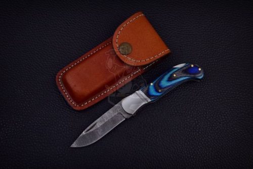 Damascus Steel Pocket Knife