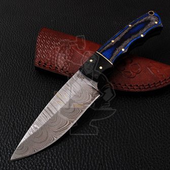 DAMASCUS SKINNER KNIFE