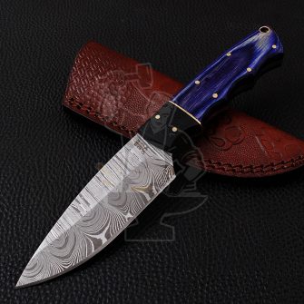 DAMASCUS SKINNER KNIFE
