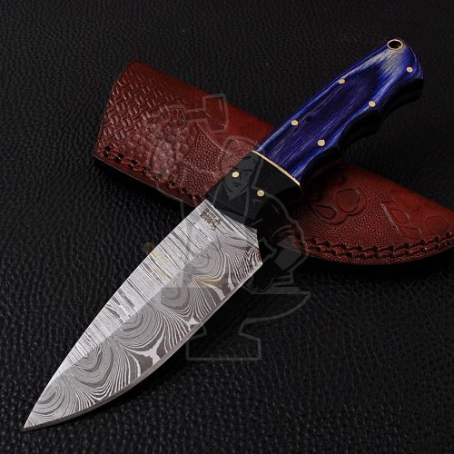 DAMASCUS SKINNER KNIFE