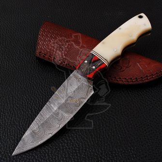 DAMASCUS SKINNER KNIFE