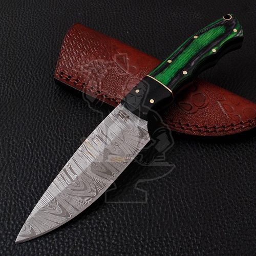 DAMASCUS SKINNER KNIFE