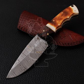 DAMASCUS SKINNER KNIFE