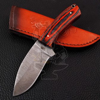 DAMASCUS SKINNER KNIFE