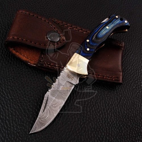 DAMASCUS FOLDING KNIFE