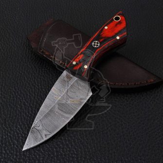 DAMASCUS SKINNER KNIFE