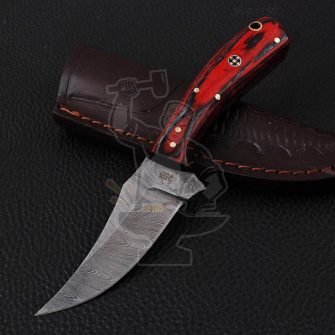 DAMASCUS SKINNER KNIFE