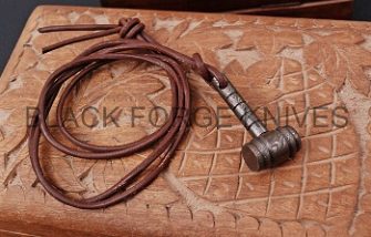 DAMASCUS HAMMER PENDANT
