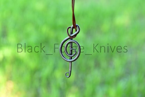 Carbon Steel Viking Pendant