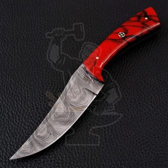 DAMASCUS SKINNER KNIFE