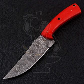 DAMASCUS SKINNER KNIFE