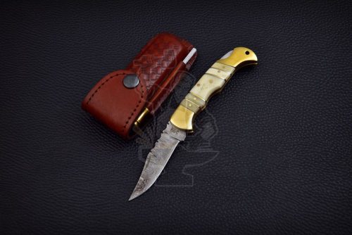 DAMASCUS FOLDING KNIFE