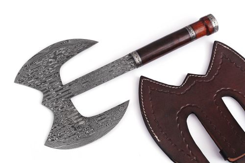 Damascus Double Head Tomahawk