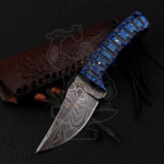 DAMASCUS SKINNER KNIFE