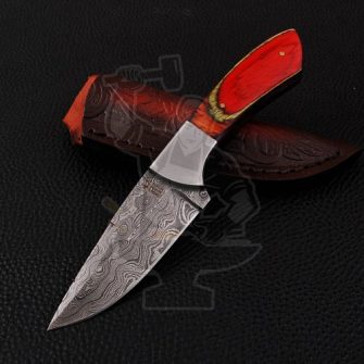 DAMASCUS SKINNER KNIFE