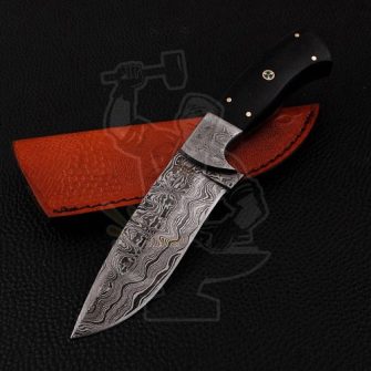 Damascus SKINNER KNIFE