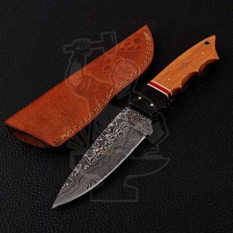 Damascus SKINNER KNIFE