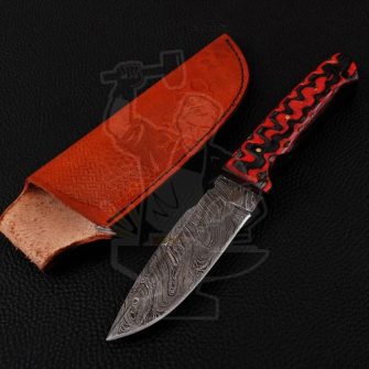 Damascus SKINNER KNIFE