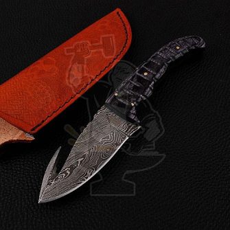DAMASCUS SKINNER KNIFE