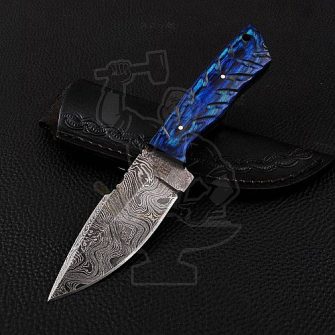 DAMASCUS SKINNER KNIFE
