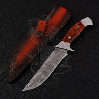 DAMASCUS SKINNER KNIFE