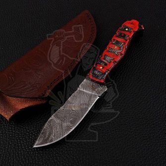 DAMASCUS SKINNER KNIFE