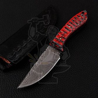 DAMASCUS SKINNER KNIFE