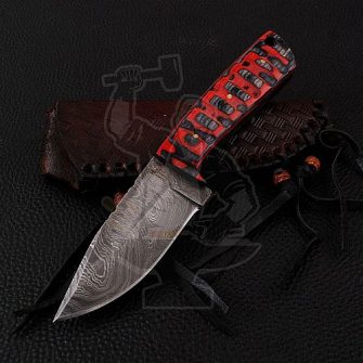 DAMASCUS SKINNER KNIFE