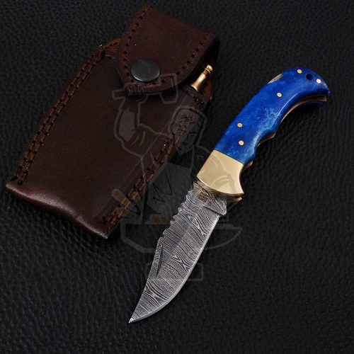 DAMASCUS FOLDING KNIFE