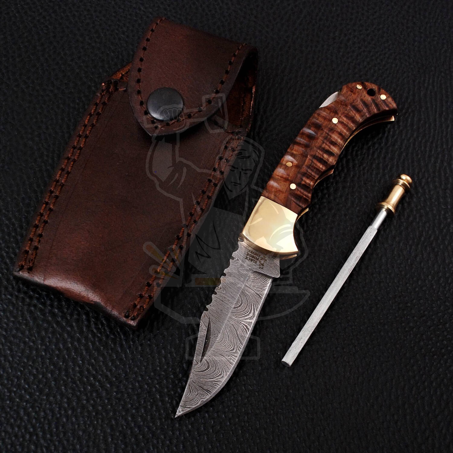 DAMASCUS FOLDING KNIFE