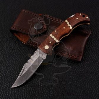 DAMASCUS FOLDING KNIFE