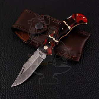 DAMASCUS FOLDING KNIFE