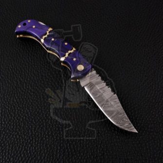 DAMASCUS FOLDING KNIFE