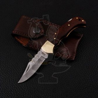 DAMASCUS FOLDING KNIFE