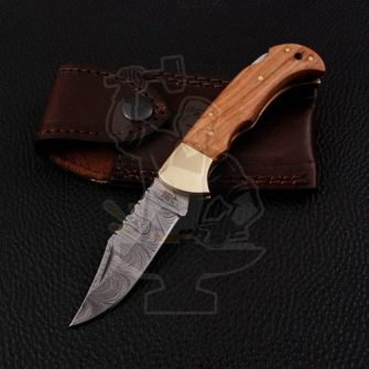 DAMASCUS FOLDING KNIFE