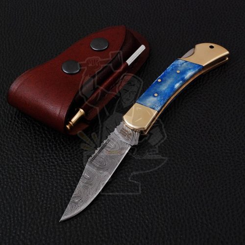DAMASCUS FOLDING KNIFE