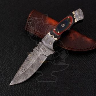 DAMASCUS SKINNER KNIFE