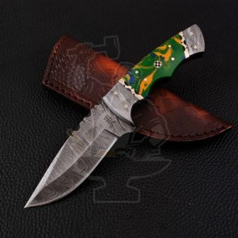 DAMASCUS SKINNER KNIFE
