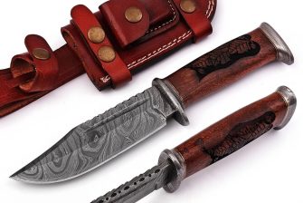 DAMASCUS HUNTING KNIFE