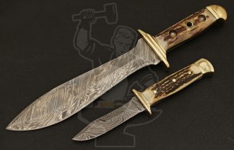 Damascus Bowie  Set (02 piece)