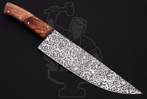 Carbon Chef Knife (etched) - Image 2