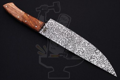 Carbon Chef Knife (etched) - Image 3