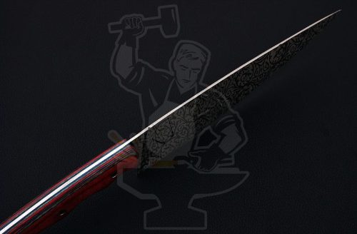 Carbon Chef Knife (etched) - Image 4