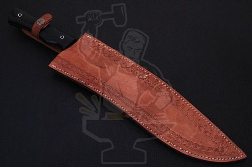 DAMASCUS MACHETE/KUKRI STYLE KNIFE - Image 5