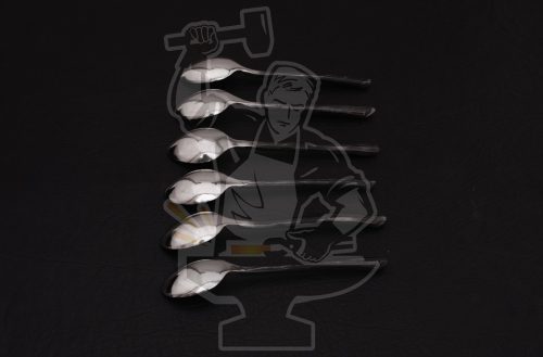 FORGED ARTISAN COFFEE SPOONS (06 PIECE) - Image 3