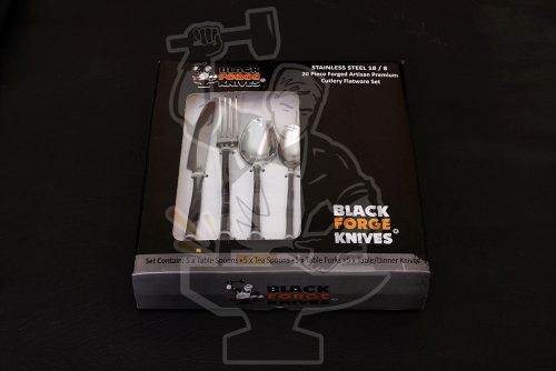 FORGED ARTISAN CUTLERY SET (20 PIECE) - Image 10
