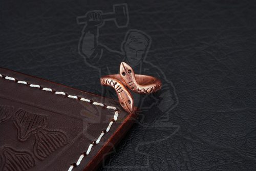 Copper Snake Ring - Image 4
