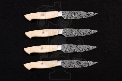 Damascus Pairing Knife set ( 4 piece) - Image 2