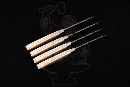 Damascus Pairing Knife set ( 4 piece) - Image 3