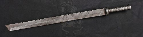 Damascus Tanto Sword - Image 5